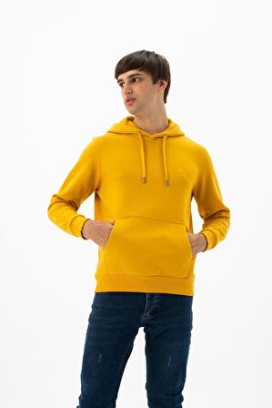 Arma Erkek Kanguru Cepli Kapüşonlu Sweatshirt 