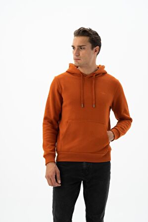 Arma Erkek Kanguru Cepli Kapüşonlu Sweatshirt 