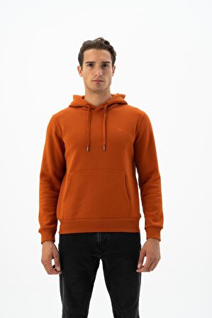 Arma Erkek Kanguru Cepli Kapüşonlu Sweatshirt 