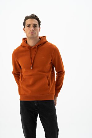 Arma Erkek Kanguru Cepli Kapüşonlu Sweatshirt 