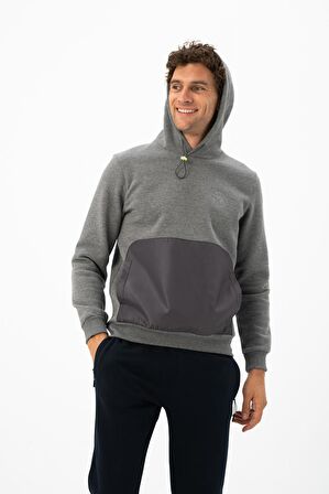 Arma Erkek Cepli Kapüşonlu Sweatshirt 