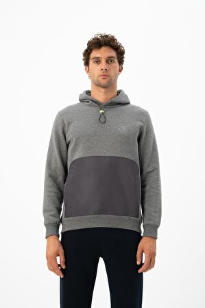 Arma Erkek Cepli Kapüşonlu Sweatshirt 