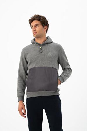 Arma Erkek Cepli Kapüşonlu Sweatshirt 