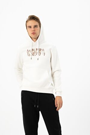 Arma Erkek Büyük Beden Kanguru Cepli Sweatshirt 