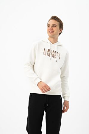 Arma Erkek Büyük Beden Kanguru Cepli Sweatshirt 