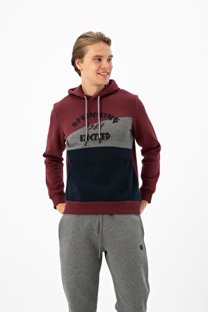 Arma Erkek Kanguru Cepli Kapüşonlu Sweatshirt 