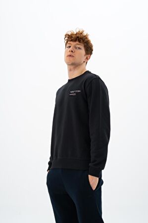 Arma Erkek Bisiklet Yaka Sweatshirt 