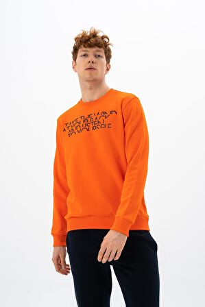 Arma Erkek Regular Fit Bisiklet Yaka Sweatshirt 