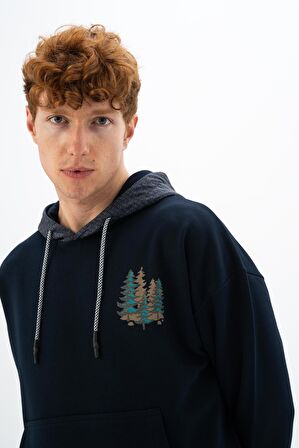 Arma Erkek Regular Fit Kanguru Cepli Sweatshirt 