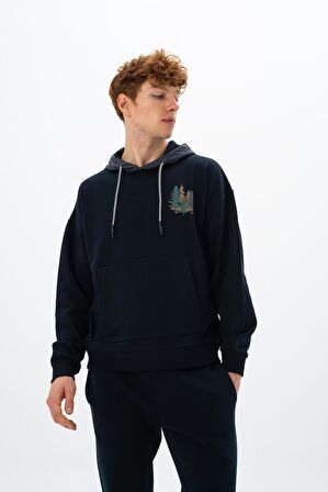 Arma Erkek Regular Fit Kanguru Cepli Sweatshirt 