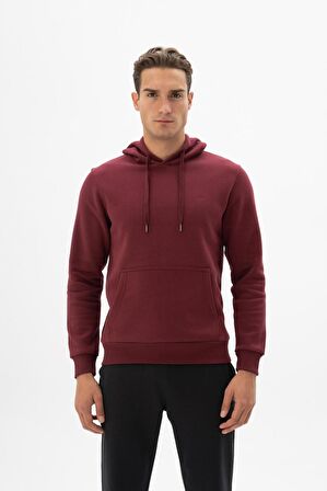 Arma Erkek Kanguru Cepli Kapüşonlu Sweatshirt 