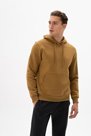 Arma Erkek Kanguru Cepli Kapüşonlu Sweatshirt 