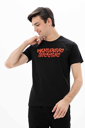 Arma Erkek Slim Fit Bisiklet Yaka Tişört 