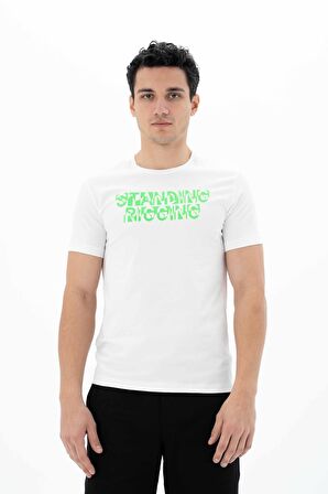 Arma Erkek Slim Fit Bisiklet Yaka Tişört 