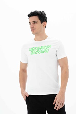 Arma Erkek Slim Fit Bisiklet Yaka Tişört 