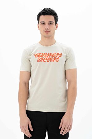 Arma Erkek Slim Fit Bisiklet Yaka Tişört 