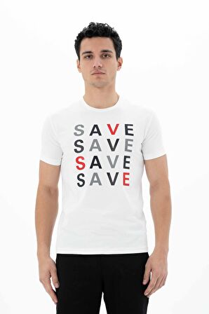 Arma Erkek Slim Fit Bisiklet Yaka Tişört 