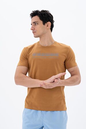 Arma Erkek Slim Fit Bisiklet Yaka Tişört 