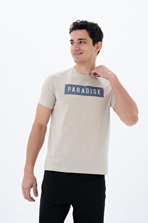 Arma Erkek Slim Fit Bisiklet Yaka Tişört 