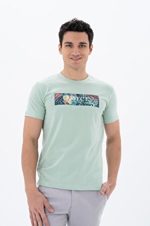 Arma Erkek Slim Fit Bisiklet Yaka Tişört 