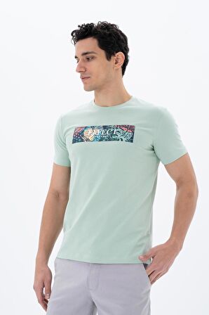 Arma Erkek Slim Fit Bisiklet Yaka Tişört 