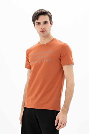 Arma Erkek Slim Fit Bisiklet Yaka Tişört 
