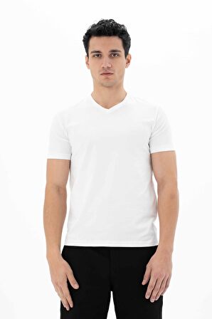 Arma Erkek Slim Fit V Yaka Tişört 