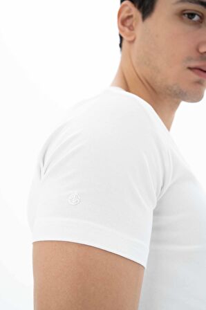 Arma Erkek Slim Fit V Yaka Tişört 