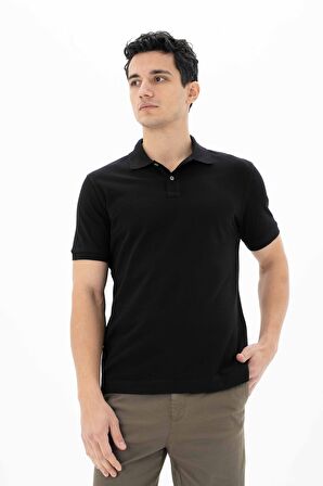 Arma Erkek %100 Pamuk Basic Polo Yaka Regular Fit T-shirt 