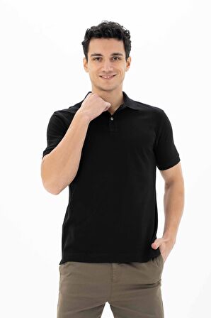 Arma Erkek %100 Pamuk Basic Polo Yaka Regular Fit T-shirt 