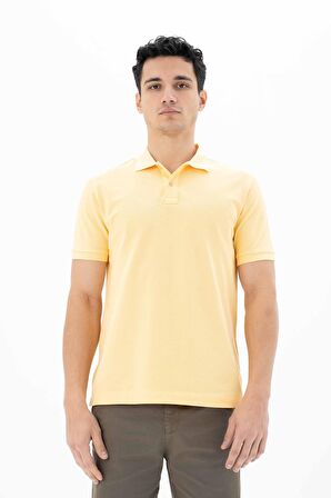 Arma Erkek %100 Pamuk Basic Polo Yaka Regular Fit T-shirt 
