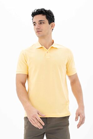 Arma Erkek %100 Pamuk Basic Polo Yaka Regular Fit T-shirt 