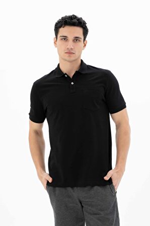 Arma Erkek Cepli Büyük Beden Polo Yaka Tişört 