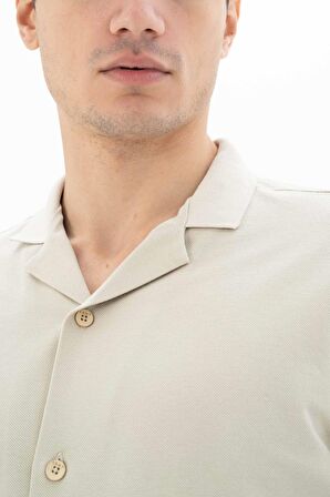 Arma Erkek % 100 Pamuk Penye Pike Regular Fit Polo Yaka Gömlek 