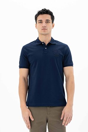 Arma Erkek Baskılı Regular Fit % 95 Pamuklu %5 Likralı Polo Yaka T-Shirt 