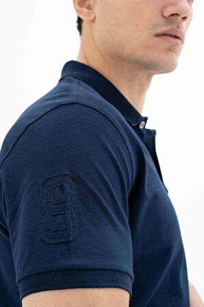 Arma Erkek Baskılı Regular Fit % 95 Pamuklu %5 Likralı Polo Yaka T-Shirt 