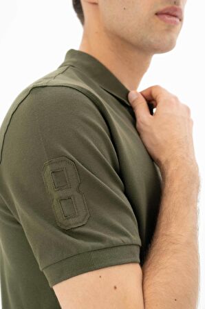 Arma Erkek Baskılı Regular Fit % 95 Pamuklu %5 Likralı Polo Yaka T-Shirt 