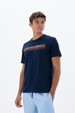 Arma Erkek Büyük Beden Bisiklet Yaka Tişört 