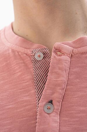 Arma Erkek Regular Fit Parça Boyama Bisiklet Yaka Tişört 