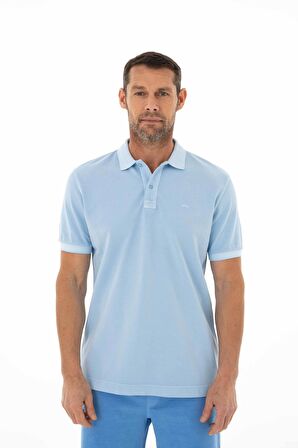 Arma Erkek % 100 Pamuk Regular Fit Parça Boyama Polo Yaka T-Shirt 