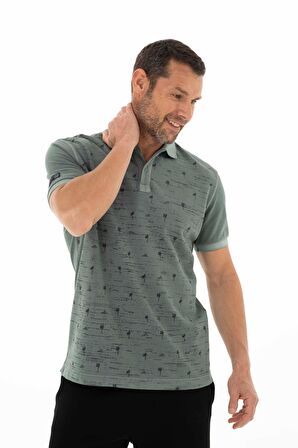 Arma Erkek Regular Fit Parça Boyama Polo Yaka Tişört 
