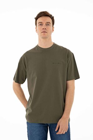 Arma Erkek Oversize Bisiklet Yaka Tişört 