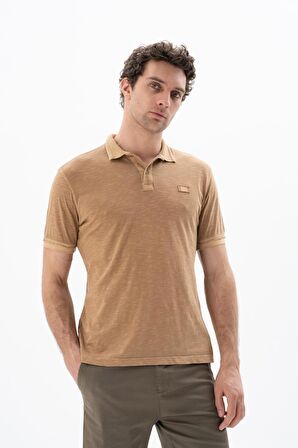 Arma Erkek Regular Fit Parça Boyama Polo Yaka Tişört 