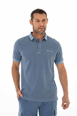 Arma Erkek Regular Fit Parça Boyama Polo Yaka Tişört 