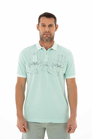 Arma Erkek Regular Fit Parça Boyama Polo Yaka Tişört 