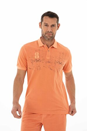 Arma Erkek Regular Fit Parça Boyama Polo Yaka Tişört 