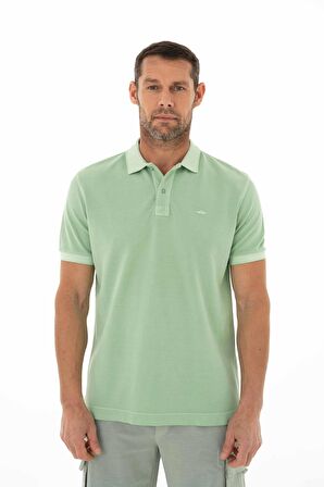 Arma Erkek % 100 Pamuk Regular Fit Parça Boyama Polo Yaka T-Shirt 