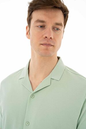 Arma Erkek % 100 Pamuk Penye Pike Regular Fit Polo Yaka Gömlek 