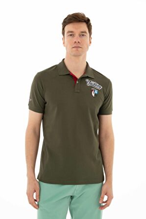 Arma Erkek Baskılı Regular Fit % 95 Pamuklu %5 Likralı Polo Yaka T-Shirt 