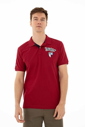 Arma Erkek Baskılı Regular Fit % 95 Pamuklu %5 Likralı Polo Yaka T-Shirt 
